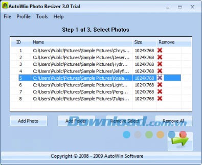 AutoWin Photo Resizer