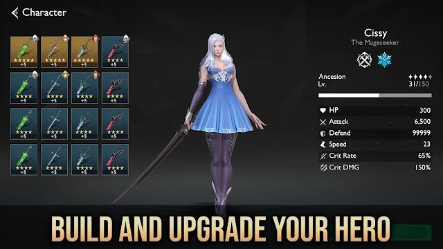 Xây dựng và nâng cấp anh hùng của bạn