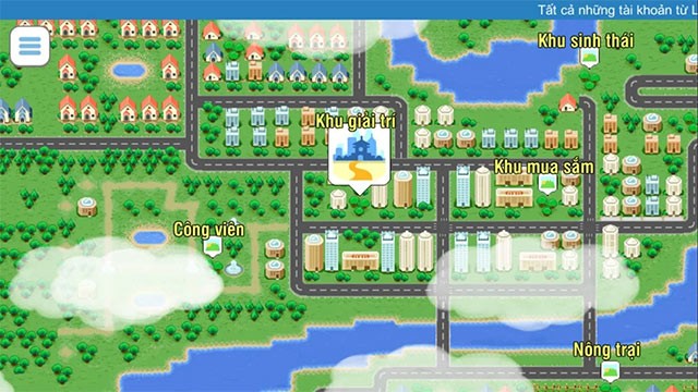 Các khu trong AvatarHD