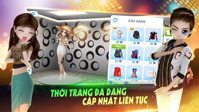 Kho thời trang đa dạng, thời thượng