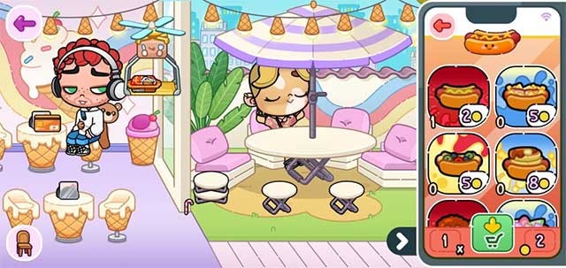 Ứng dụng giao đồ ăn cho phép bạn đặt đồ ăn từ các cửa hàng trong thị trấn