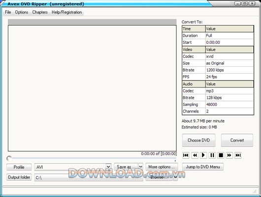 Avex DVD Ripper
