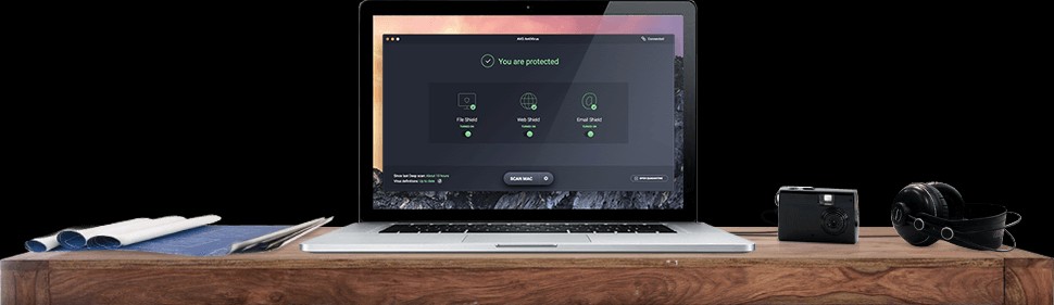 Giao diện AVG AntiVirus cho Mac
