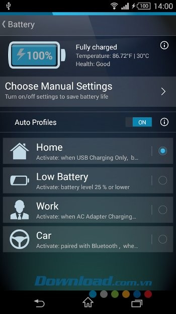 Tăng tốc pin với AVG Cleaner for Xperia