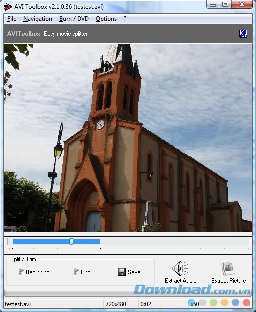 Cắt file AVI trở nên cực kỳ đơn giản với AVI Toolbox