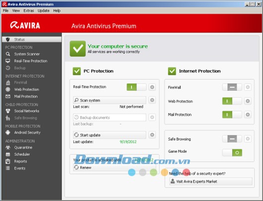 Avira Antivirus Premium 2013