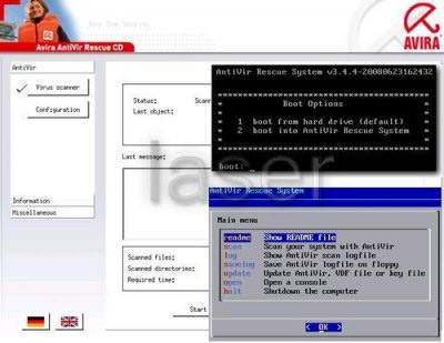 Avira AntiVir Rescue System Boot CD