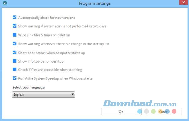 Một số lựa chọn cài đặt phần mềm