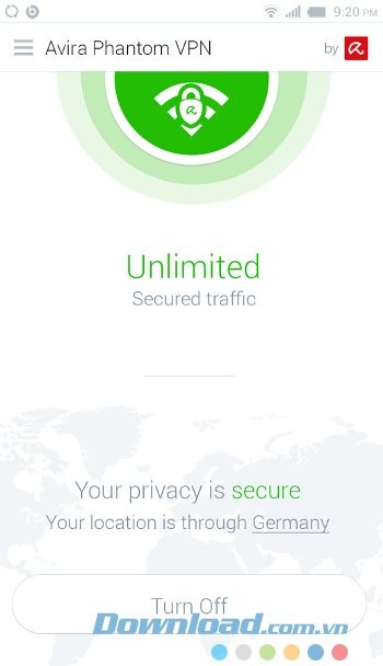 Truy cập web bảo mật với Avira Phantom VPN