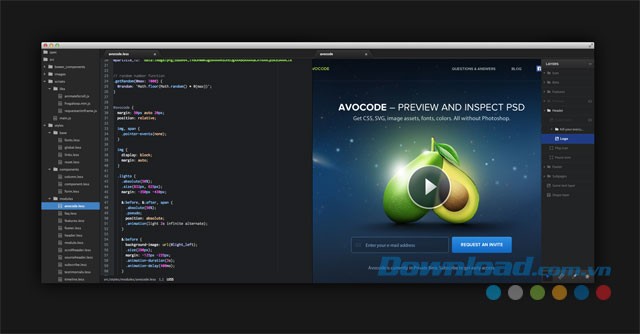 Phần mềm thiết kế chuyên nghiệp Avocode