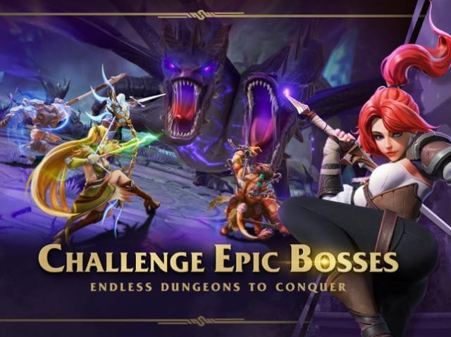 Thách thức những con trùm mạnh mẽ, chinh phục hầm ngục