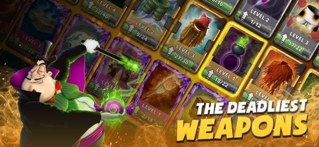 Sử dụng các vũ khí chết người, thống trị đấu trường