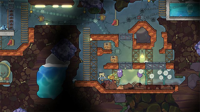 Away Team (Oxygen Not Included) là game phiêu lưu sinh tồn trong không gian độc đáo