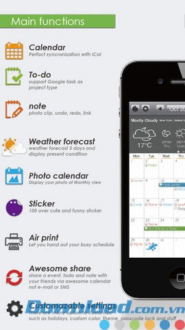 Awesome Calendar Lite for iOS