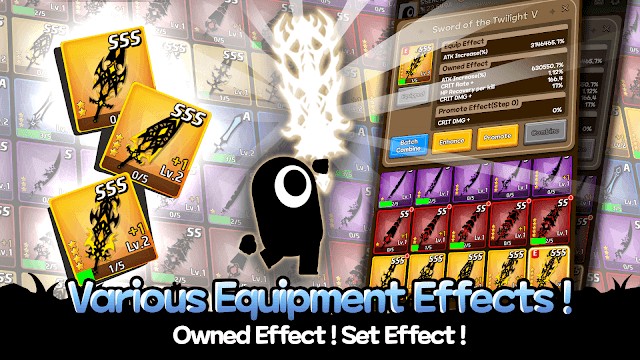 Rất nhiều hiệu ứng trang bị