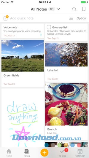 Download Awesome Note 2 cho iOS
