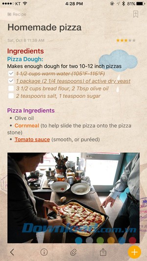 ứng dụng tạo ghi chú cho iphone