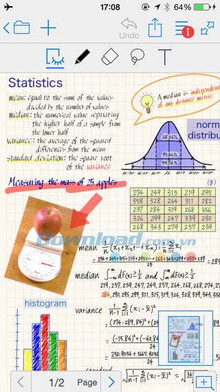 MetaMoji Note Lite cho iOS