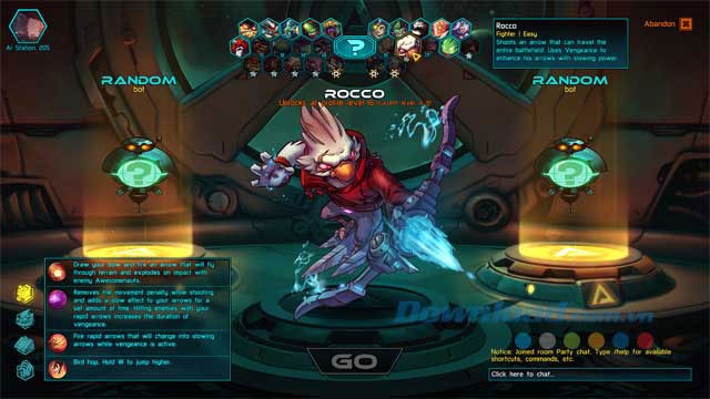 Nâng cấp nhân vật