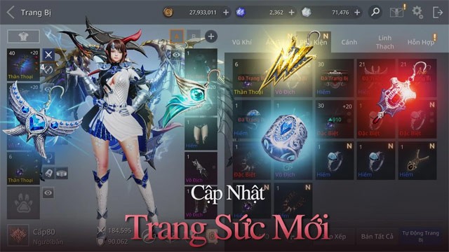 Cập nhật trang sức mới