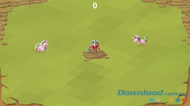 Giao diện chính của game vui miễn phí Axe'n'Slash cho máy tính và Windows Phone