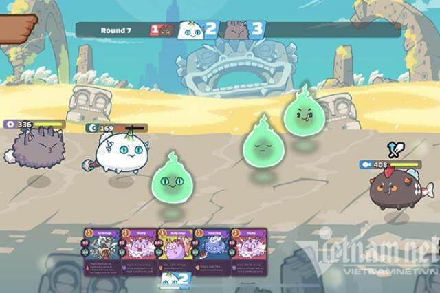 Trò chơi kết hợp thu thập quái thú chiến đấu vào giao dịch tiền ảo