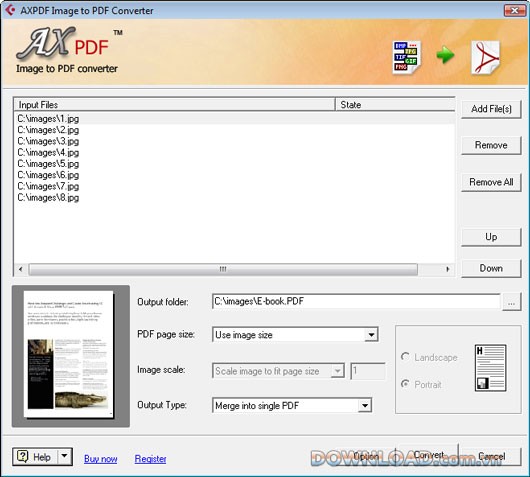AXPDF Image to PDF Converter