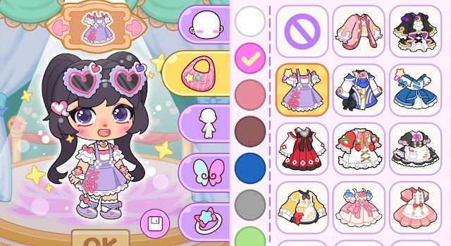 Ayla World: Avatar Life có vô vàn trang phục, phụ kiện... để người chơi lựa chọn