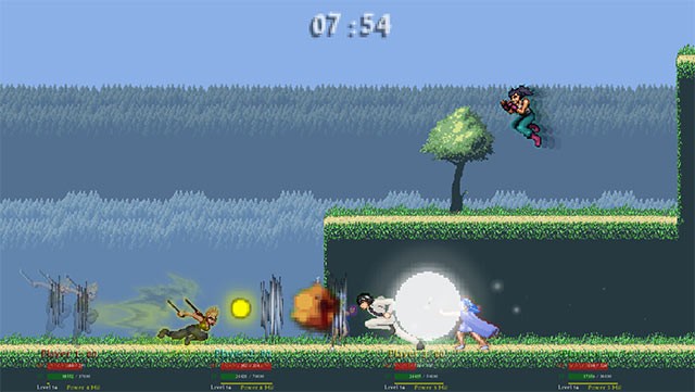 Azrael là game đối kháng lai giữa Smash Bros với Dragon Ball Z