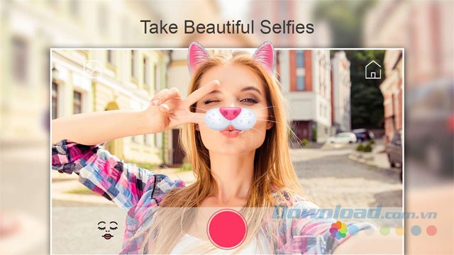 Chụp ảnh tự sướng đẹp với B624 Selfie Stickers