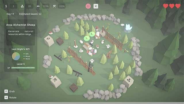 Xây dựng một ngôi nhà vững chắc trong rừng cho những chú cừu