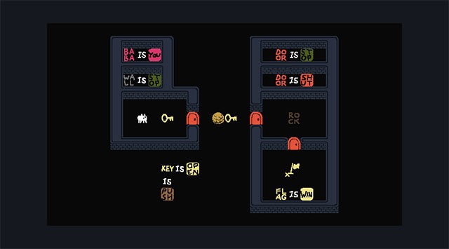 Luật chơi Baba Is You do chính bạn tạo ra