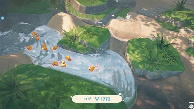 Tạo ra dòng suối trong môi trường cát, rừng rậm và đồng cỏ