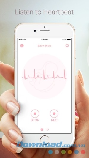 Baby Beat cho iOS nghe tim đập của bé