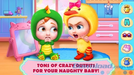 Game thay đồ cho bé