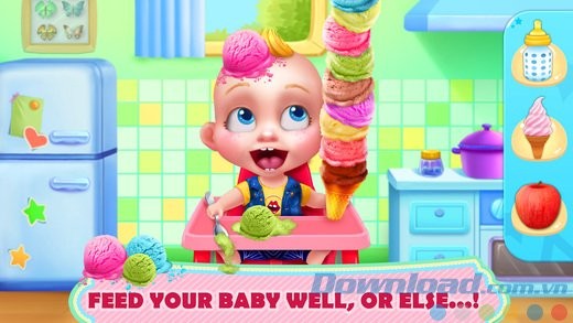 Cho Baby Boss ăn món yêu thích