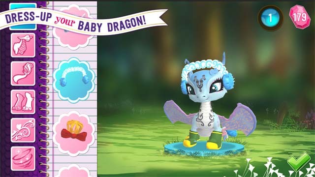 Thay đồ cho bé rồng với nhiều trang phục và phụ kiện dễ thương