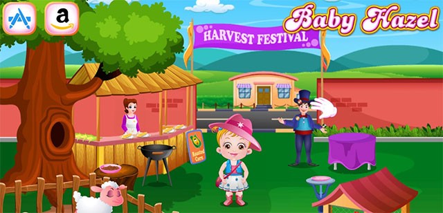 Tải game Baby Hazel Harvest Festival - Game mô phỏng cuộc sống