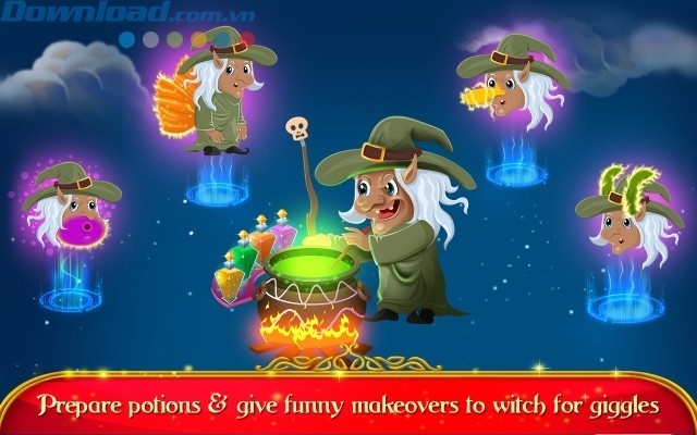 Pha chế thuốc độc giúp mụ phù thủy