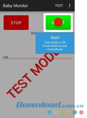 Ứng dụng trông trẻ Baby Monitor cho Android