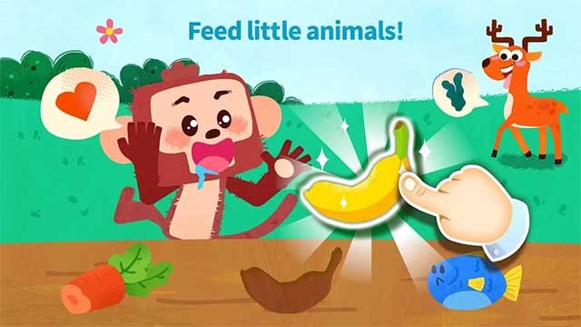 Cho nhiều loài động vật khác ăn: chuối cho khỉ, cây thủy sinh cho hà mã, dưa hấu cho voi,...