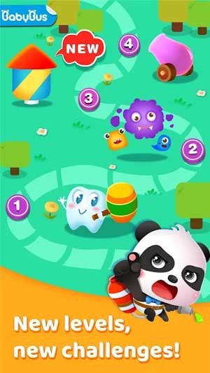 Baby Panda's Amazing Body Adventure có rất nhiều mini game tương tác thú vị