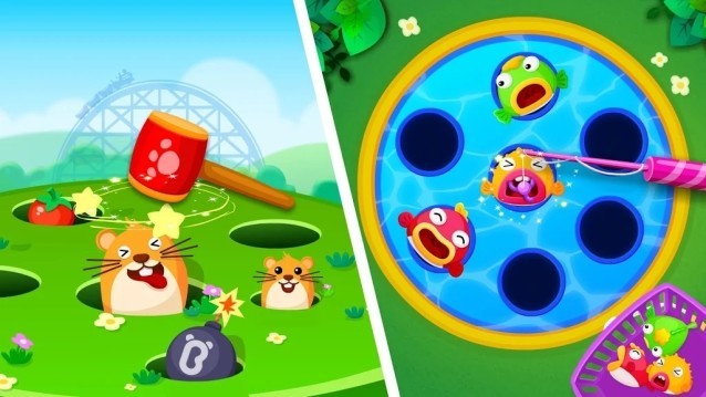 Chơi đập thú bông hoặc câu cá