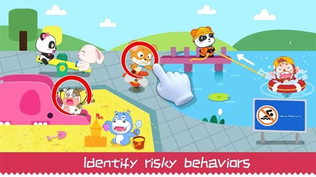 Game giúp bé nhận biết những hành vi gây nguy hiểm cho bản thân