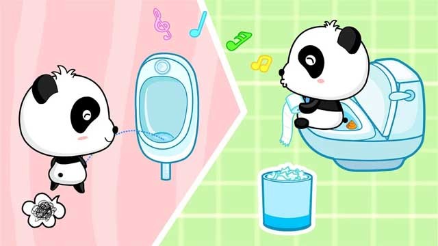 Baby Panda's Daily Life sẽ giúp các bé mạnh dạn nói lên những điều mình đang làm với các bậc phụ huynh