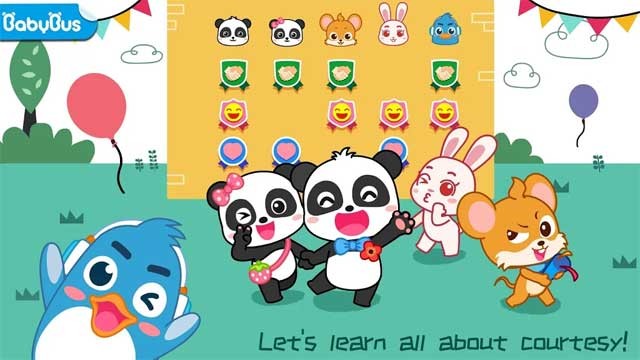Baby Panda's Family and Friends cho Android sẽ dạy bé cách cư xử lịch sự với mọi người xung quanh