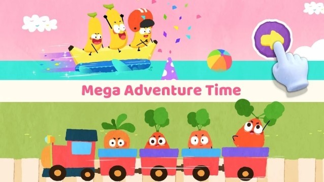 Tham gia vào các cuộc phiêu lưu vui nhộn cùng chuối hoặc cà rốt