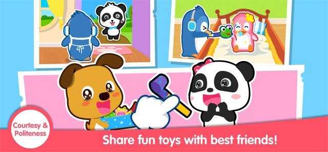 Chia sẻ đồ chơi với bạn bè