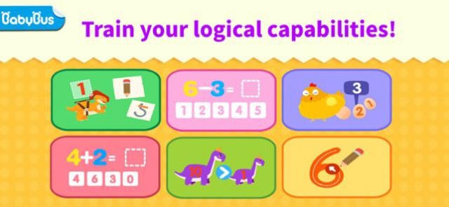 Bé học toán và cải thiện khả năng logic với Baby Panda's Math Games