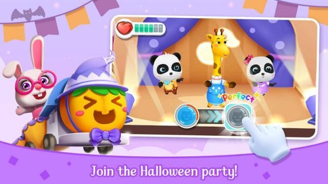 Tham gia bữa tiệc Halloween vui nhộn trong Baby Panda's Playhouse